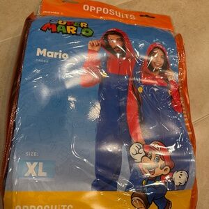NIB-OppoSuits USA Mens Mario Costume - XL